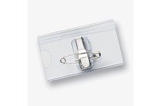 3560 - Transparante naambadges / formaat 35 x 60 mm