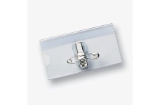 4075 - Transparante naambadges / formaat 40 x 75 mm.