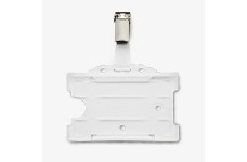 5582BK - Hard plastic badge  formaat 90 x 65 mm